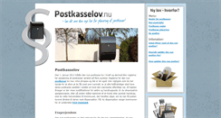 Desktop Screenshot of postkasselov.nu